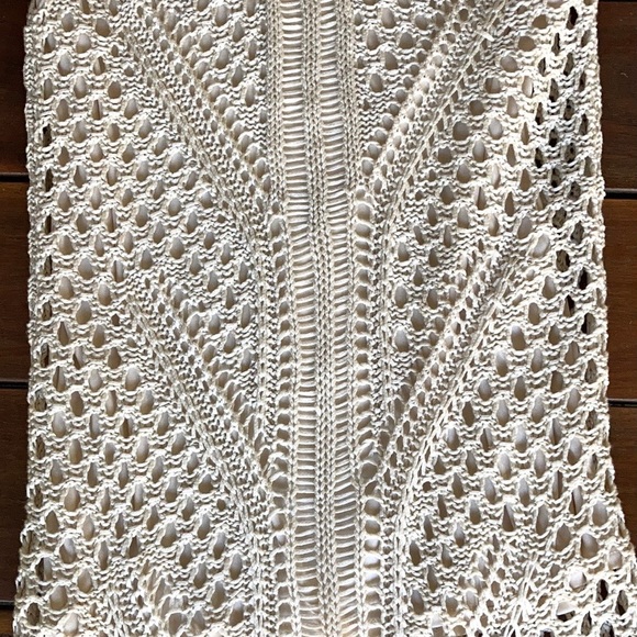 Vintage ICE crochet dress 70’s style SIZE M 🌸Fully lined - Picture 6 of 9